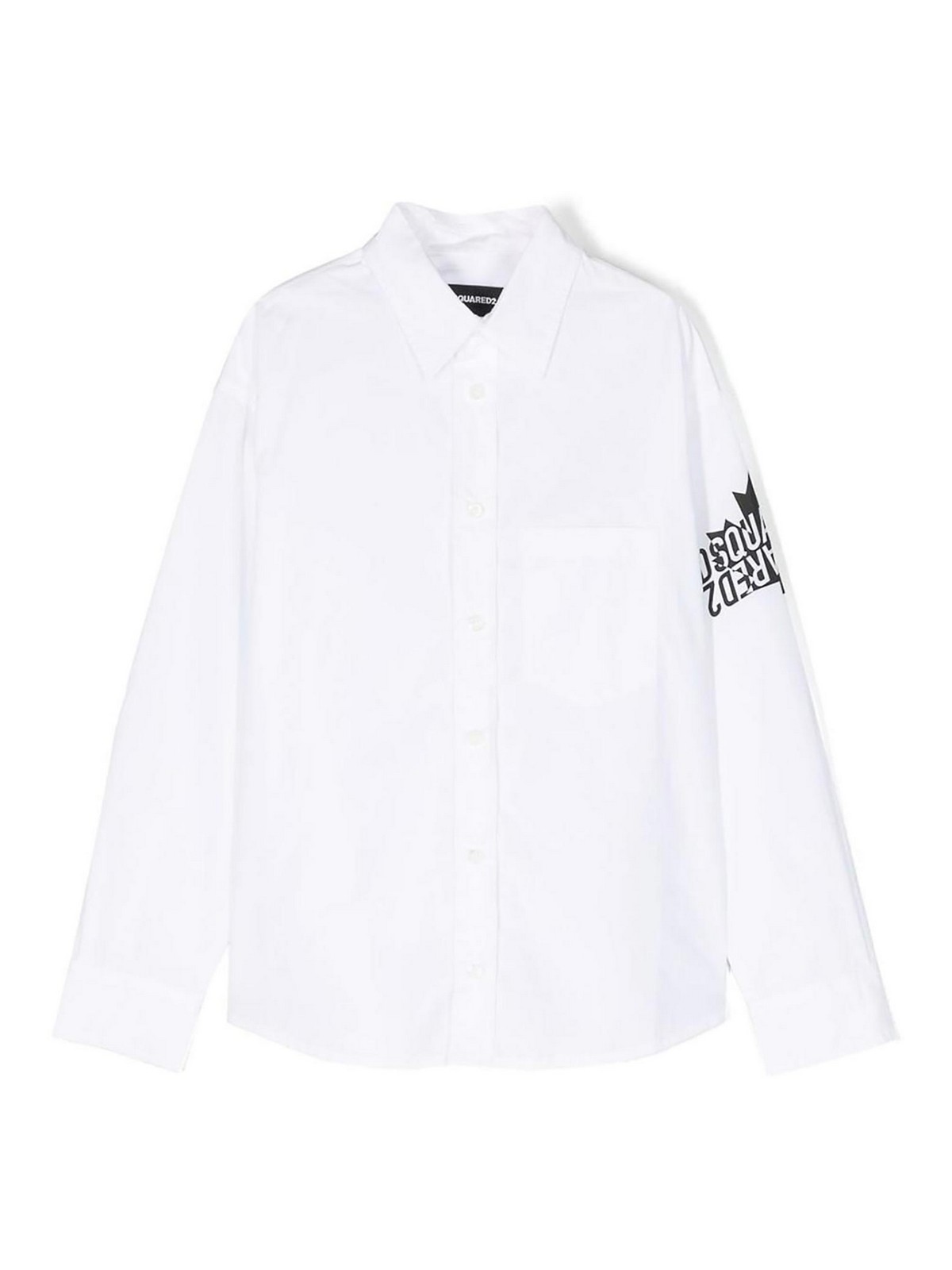 Dsquared2 Kids' Shirt In White