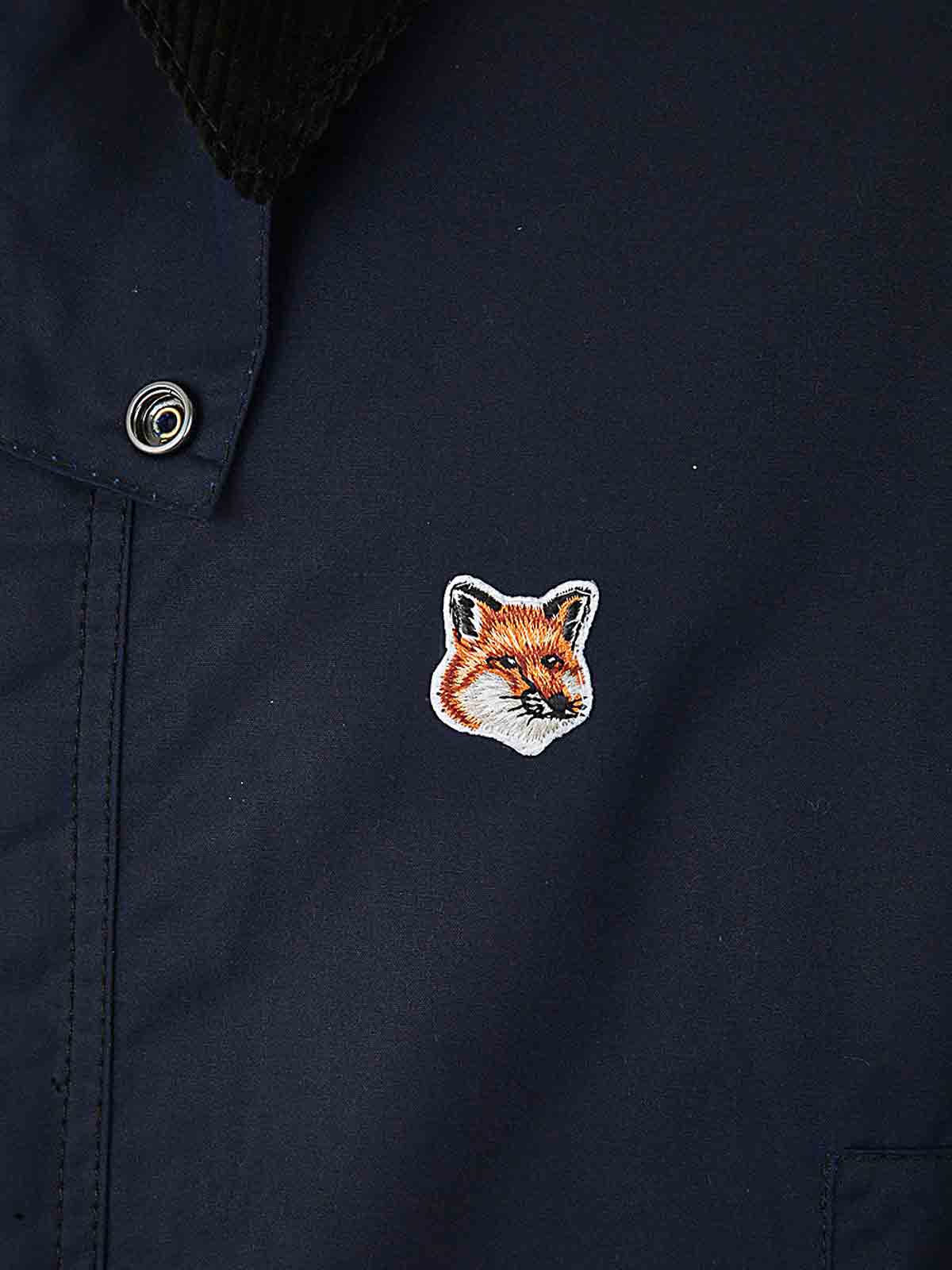 Barbour Barbour x maison kitsune beaufort wax - Blue|MWX2246IN71
