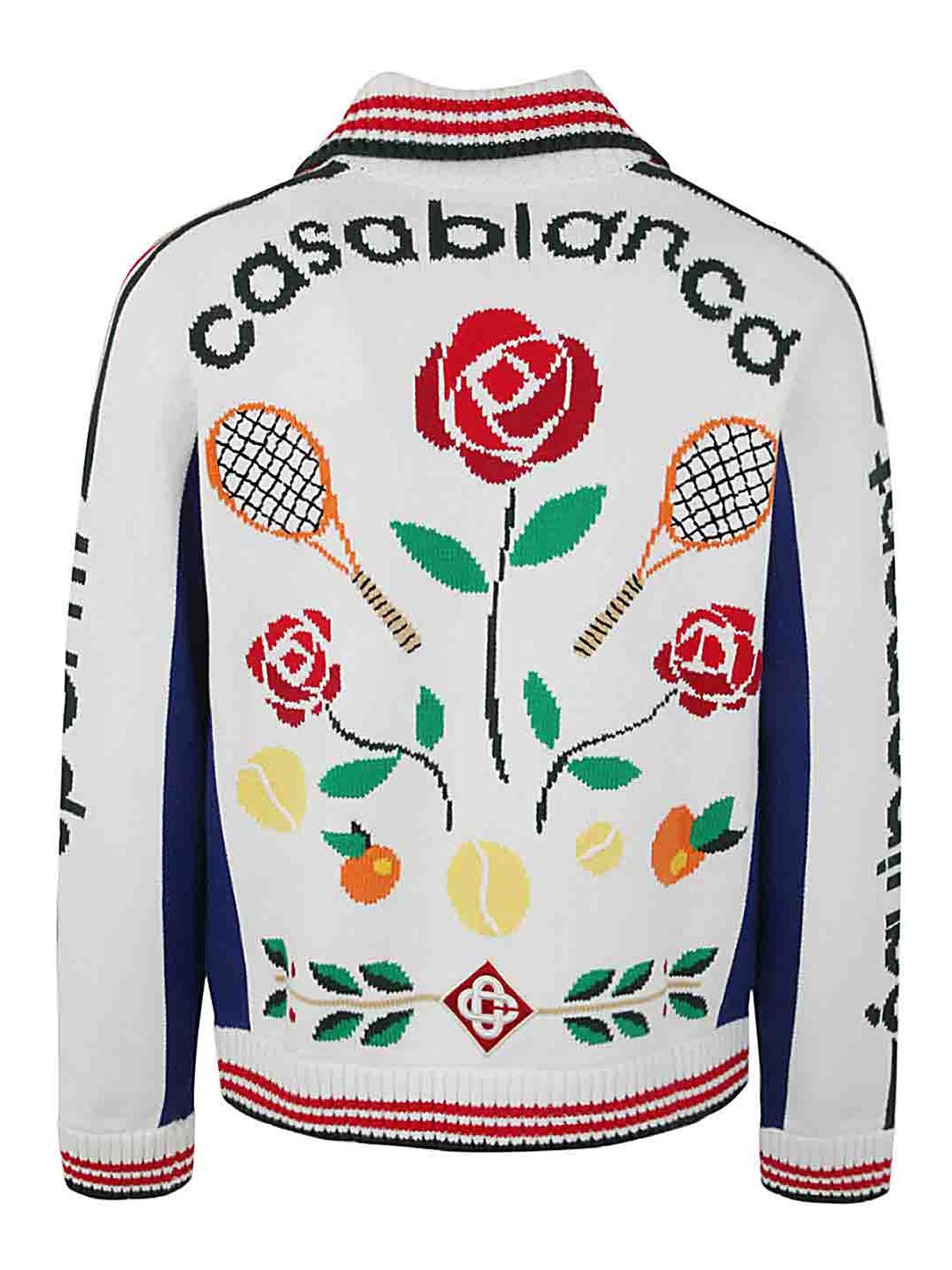 Casual jackets Casablanca - Casablanca laurel intarsia knit jacket