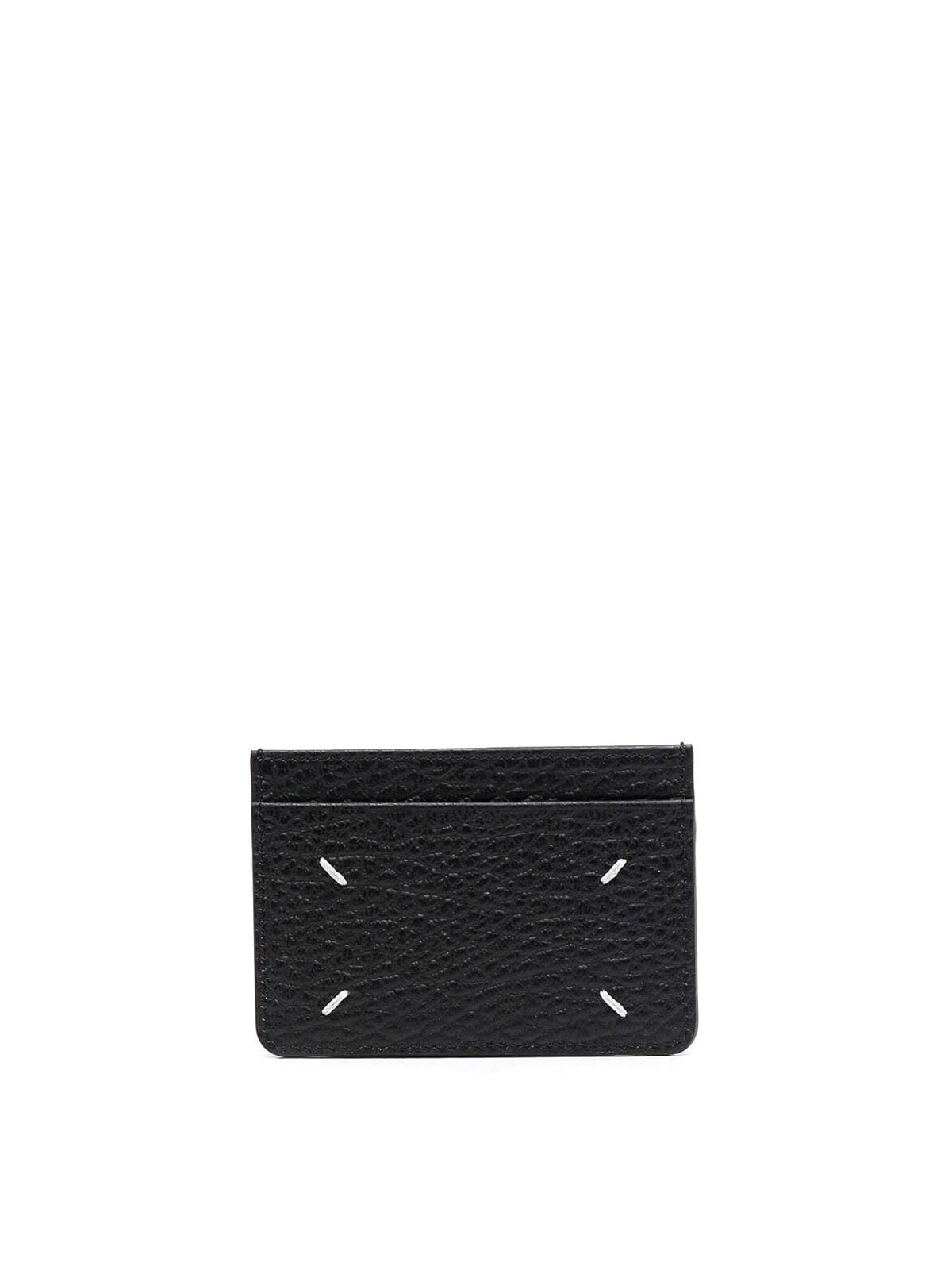 Maison Margiela Slim Card Holder 3 Cc Accessories In Black