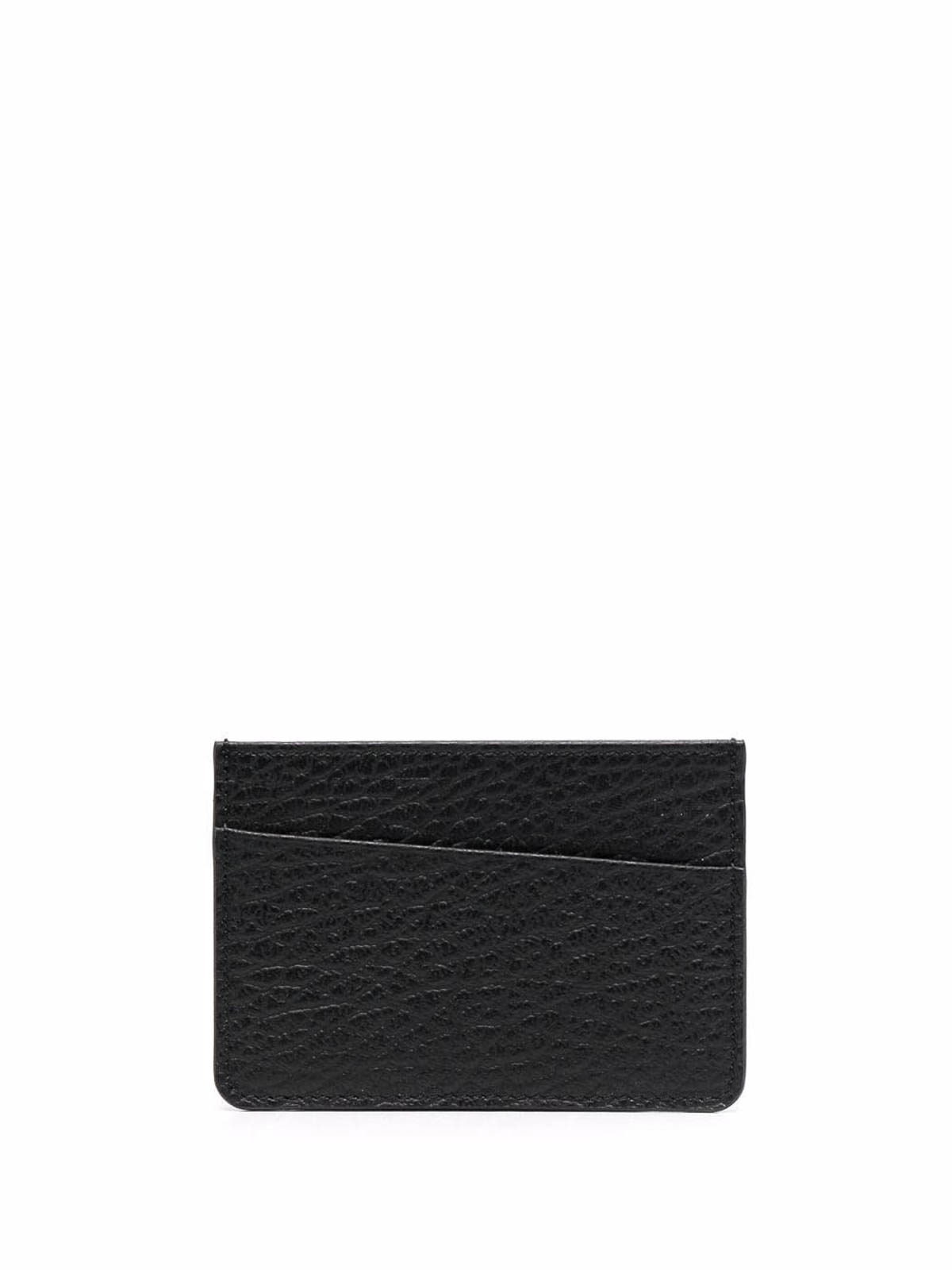 Shop Maison Margiela Card Holder Slim 3 Cc In Black