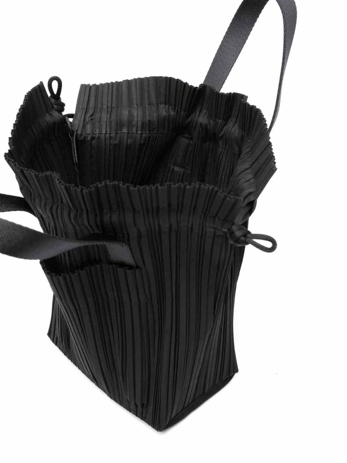 Pleats Please Issey Miyake Pleats tote bag Black PP39AG60115