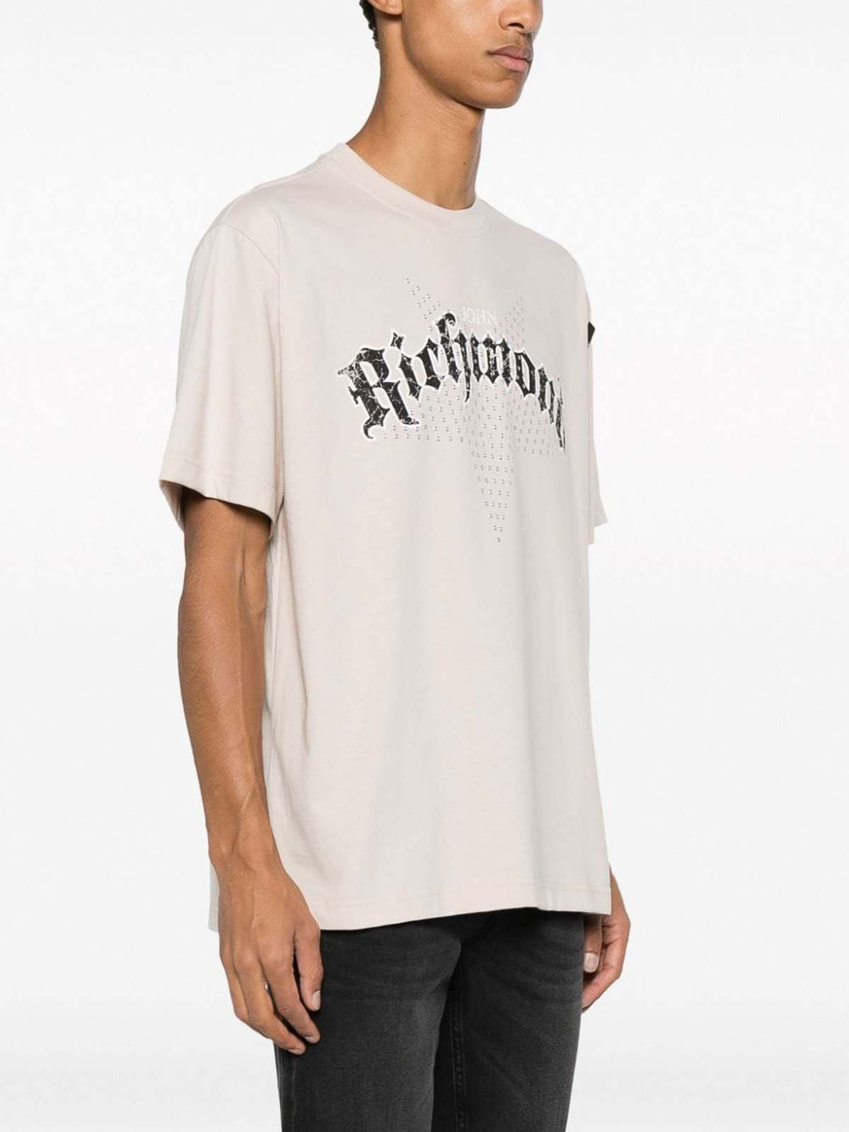 Tシャツ John Richmond - Tシャツ - ベージュ - RMA23083TSBON