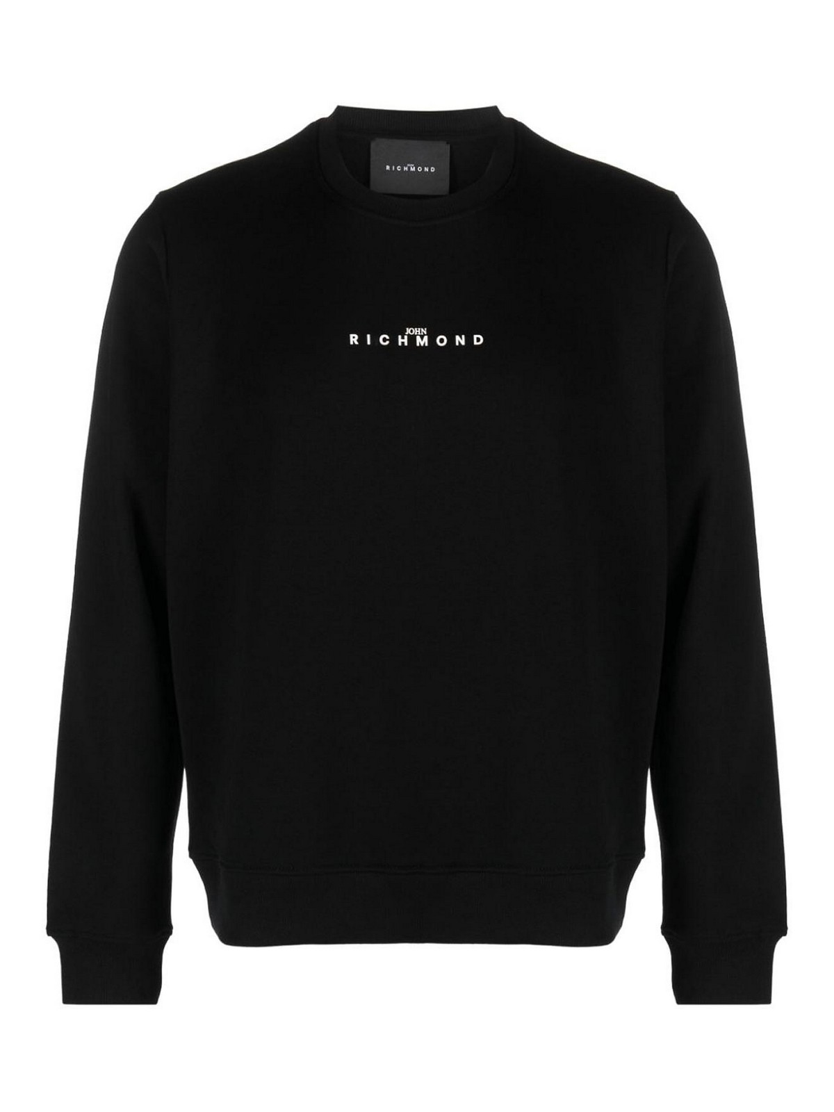 John Richmond Sweatshirt with logo - Black - Men|RMA23087FEBLK