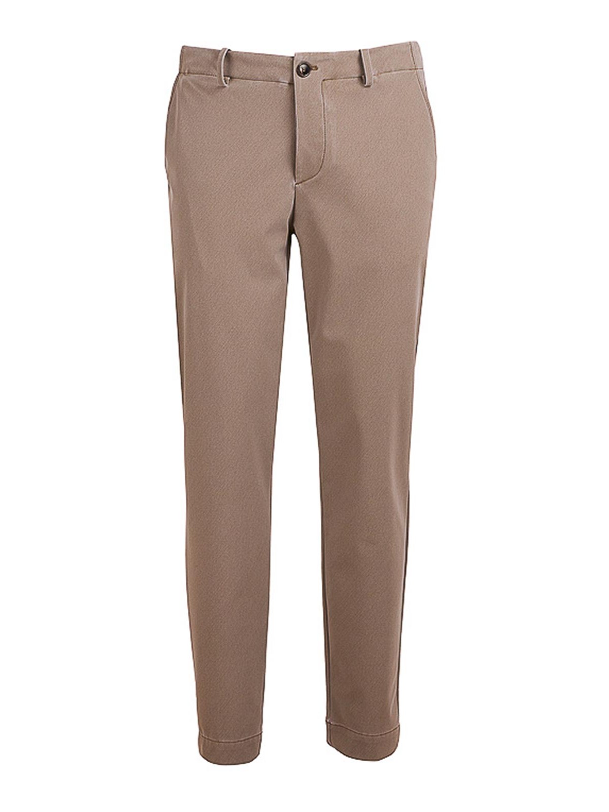Shop Rrd Roberto Ricci Designs Straight Leg Trousers In Grey