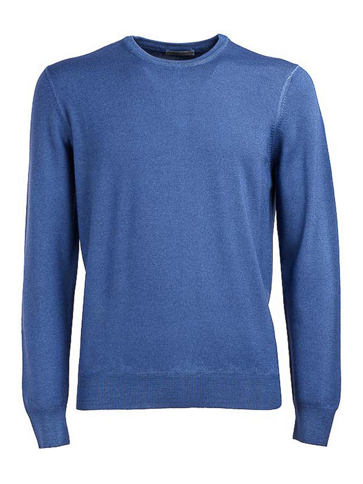 Vengera Crew Neck Sweater In Light Blue