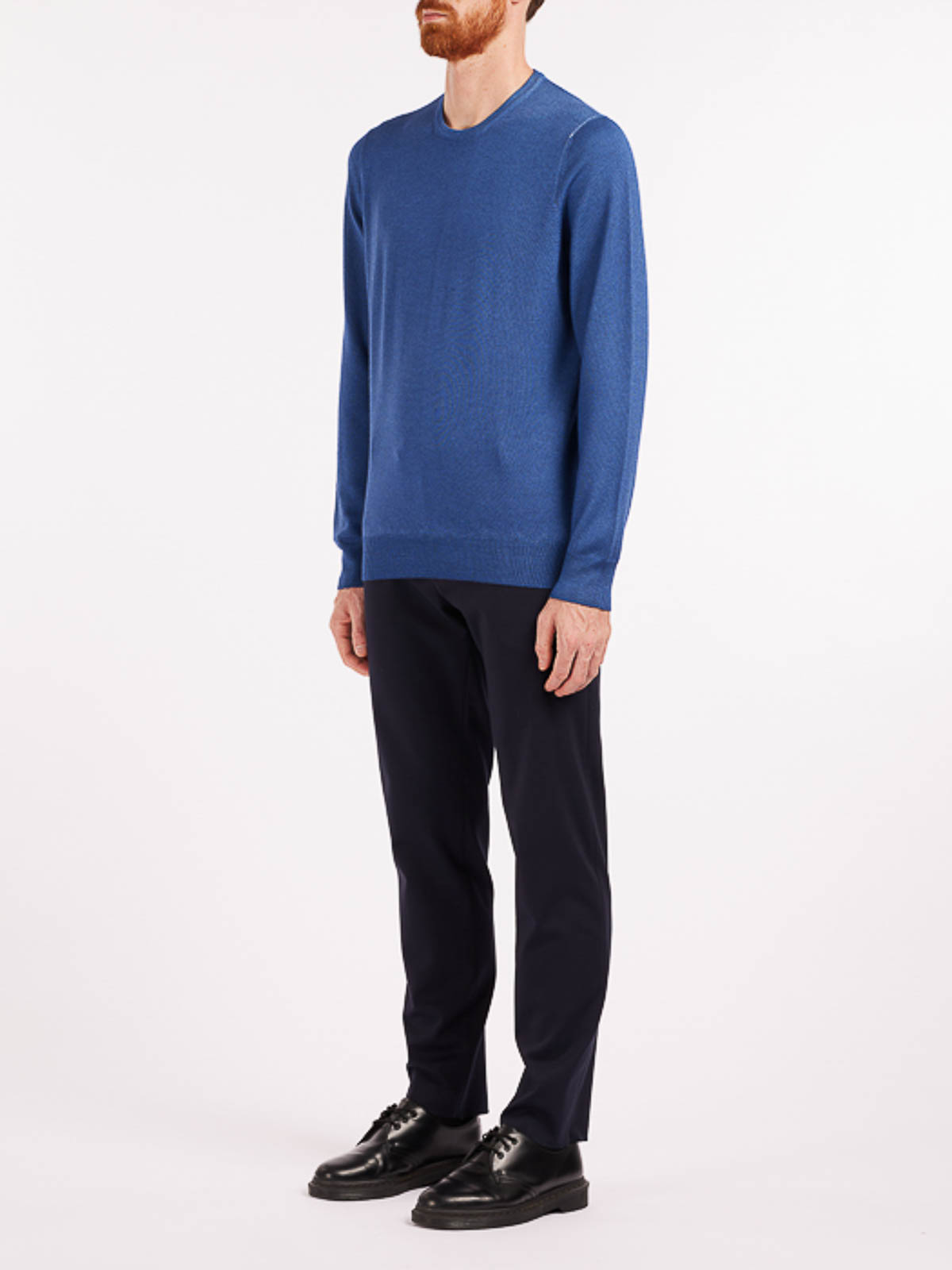 Shop Vengera Crew Neck Sweater In Light Blue