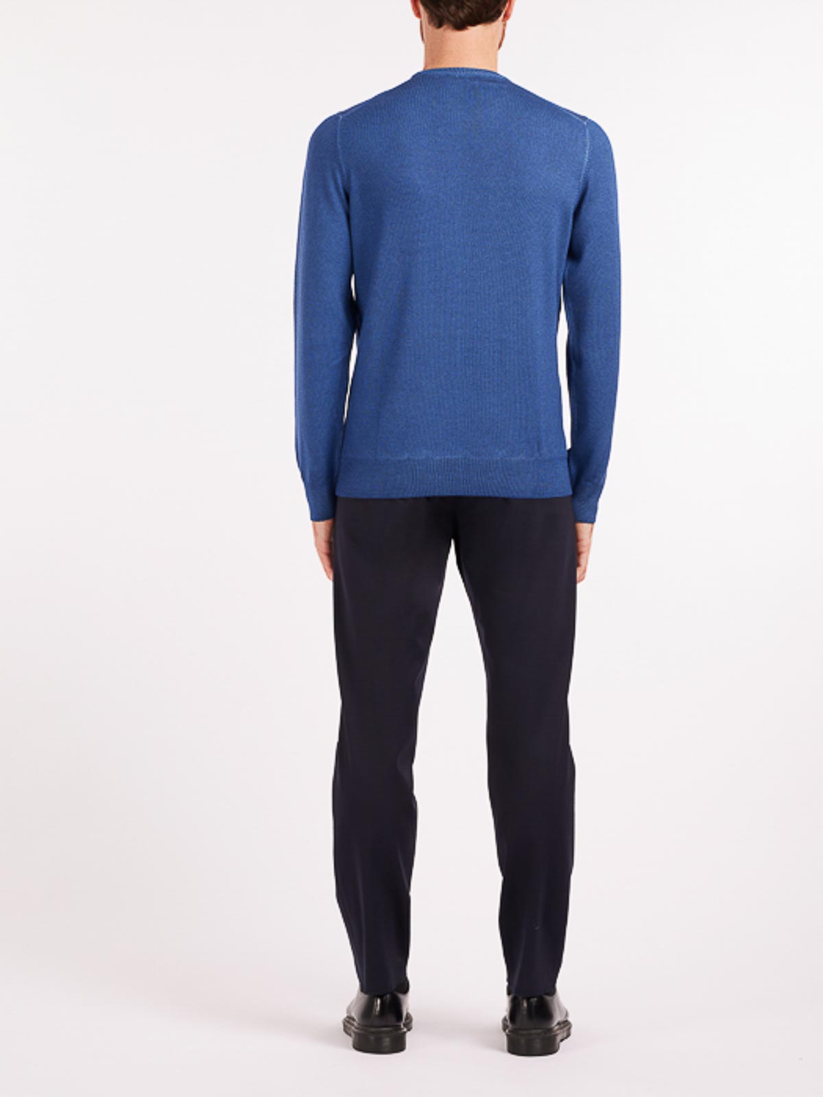 Shop Vengera Crew Neck Sweater In Light Blue
