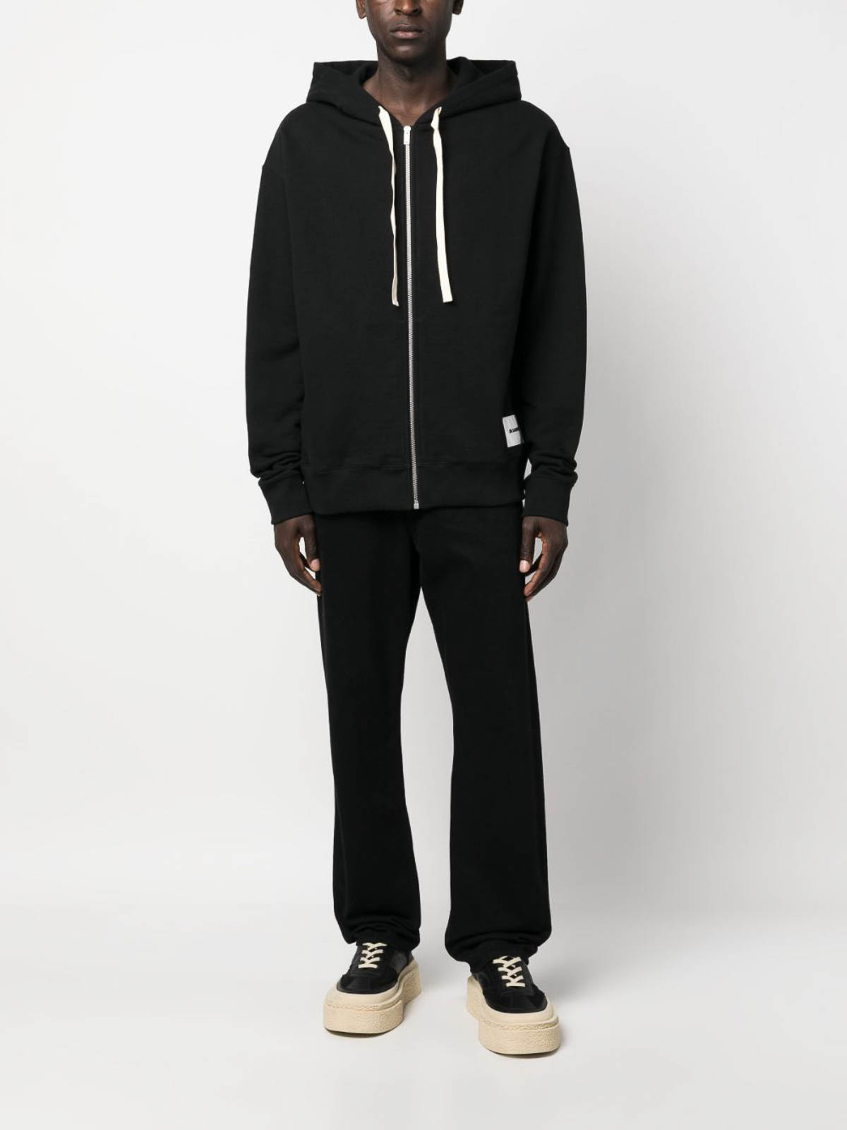 Jil Sander Hoodie sweatshirt - Black - Men | J47HG0101J20039001