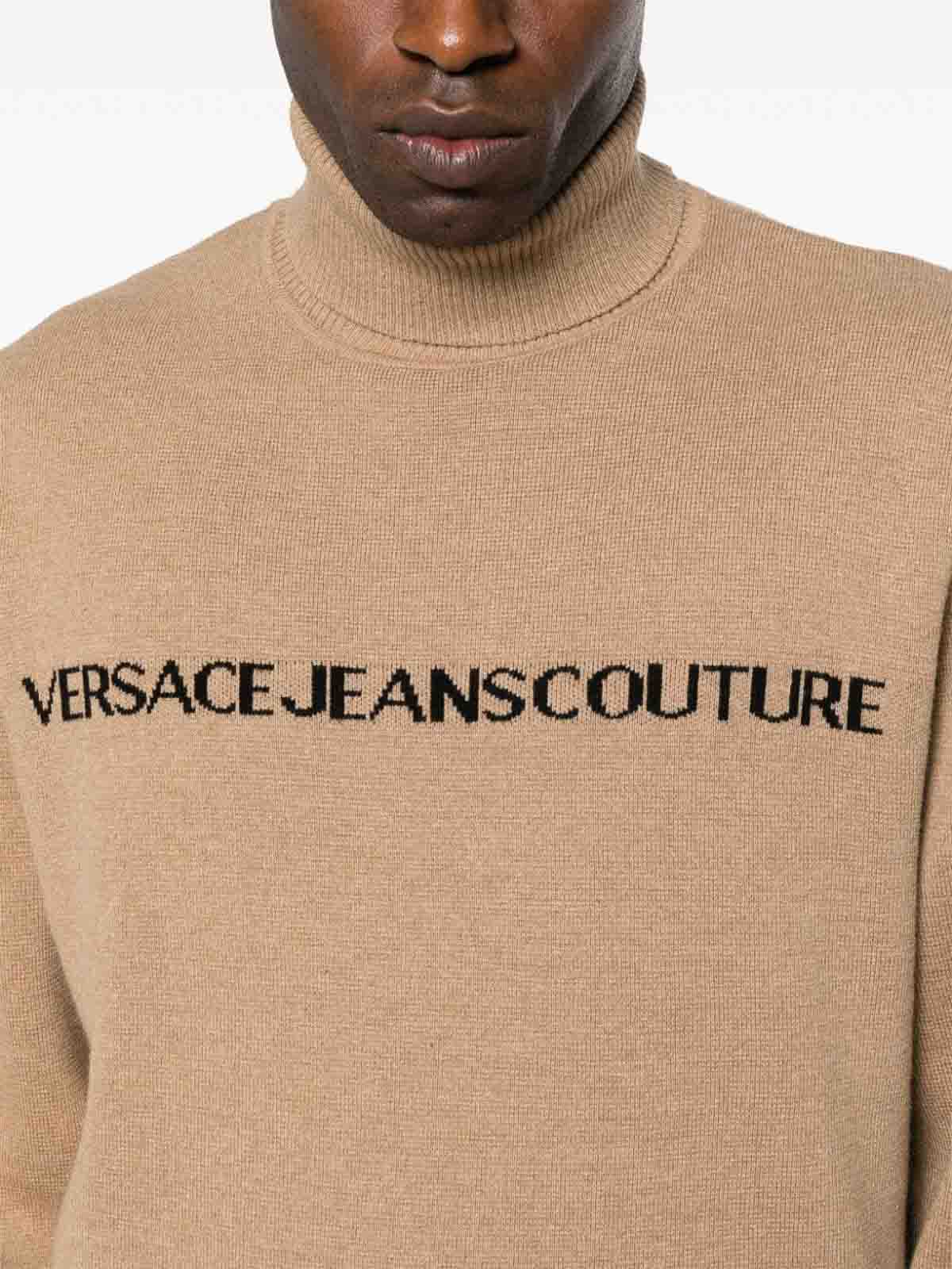 Versace Jeans Couture Turtleneck sweater - Brown|75GAFM07CM06HQF5