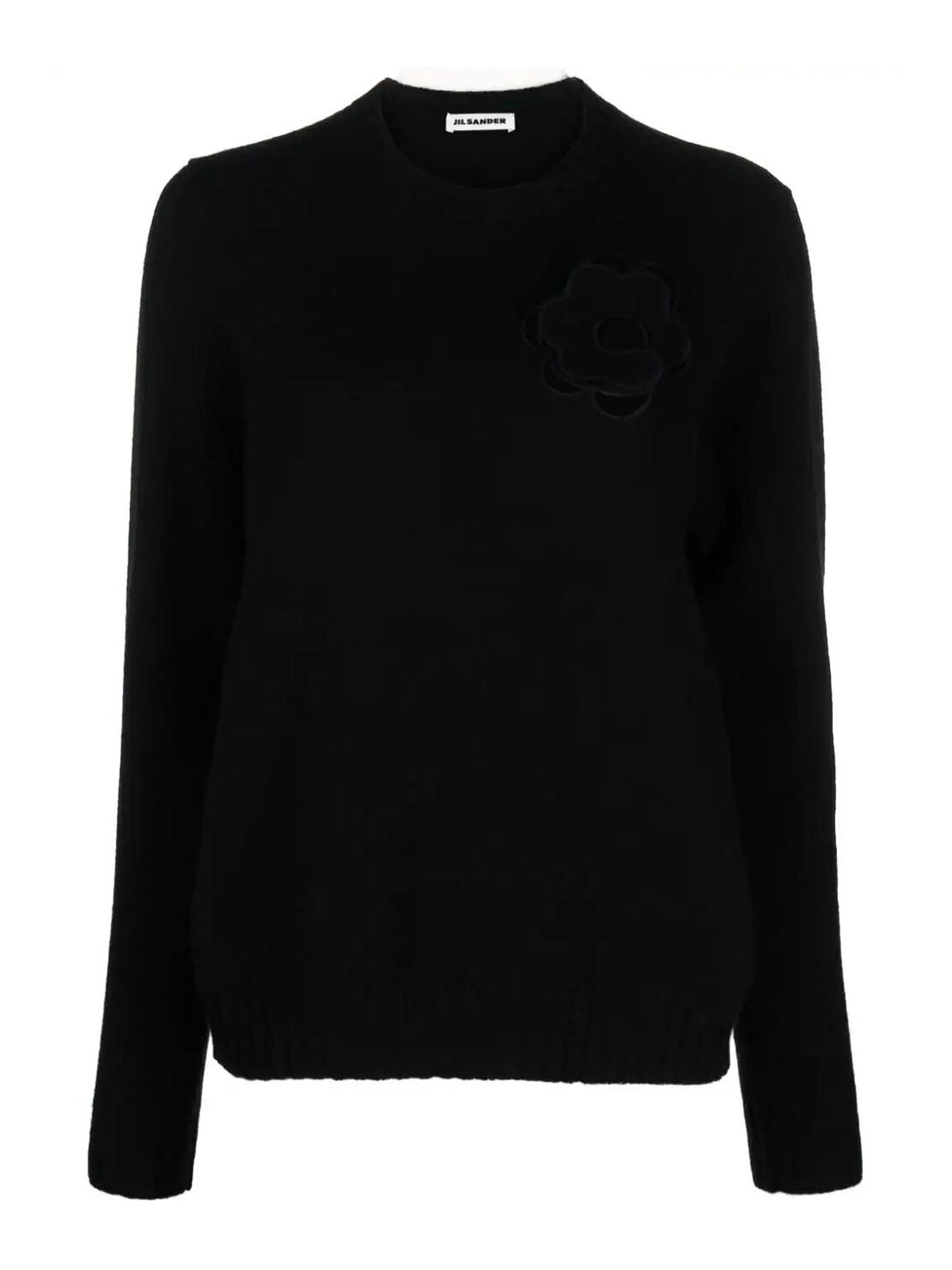 Crew necks Jil Sander - Laser cut sweater - J03GP0129J14670001 | thebs.com