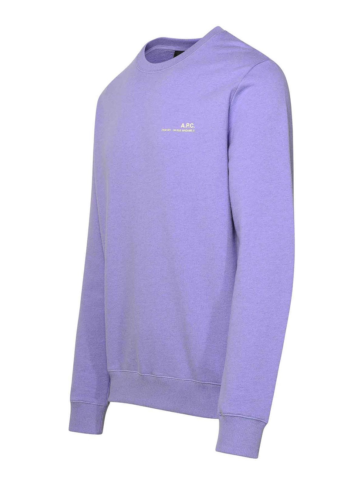 Shop Apc Small Mini Sweatshirt In Purple