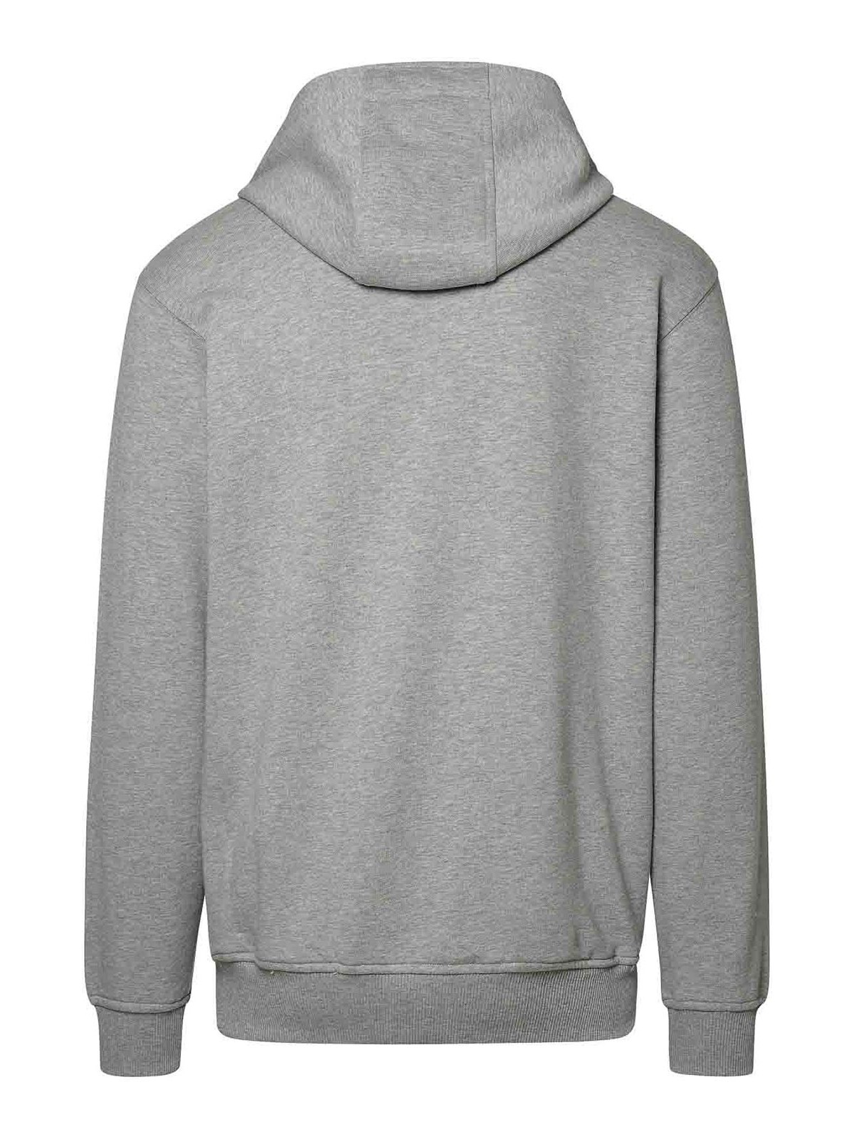 Shop Comme Des Garçons Shirt Crocodile Hooded Sweatshirt In Grey