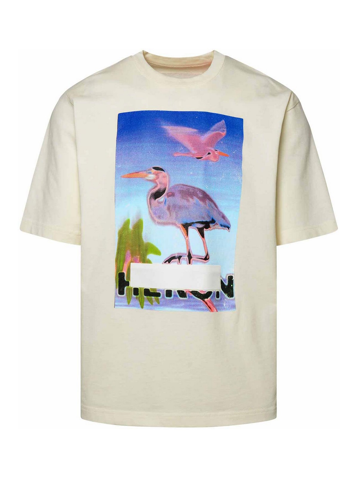 Camisetas Heron Preston Camiseta Crema HMAA032F23JER0030437