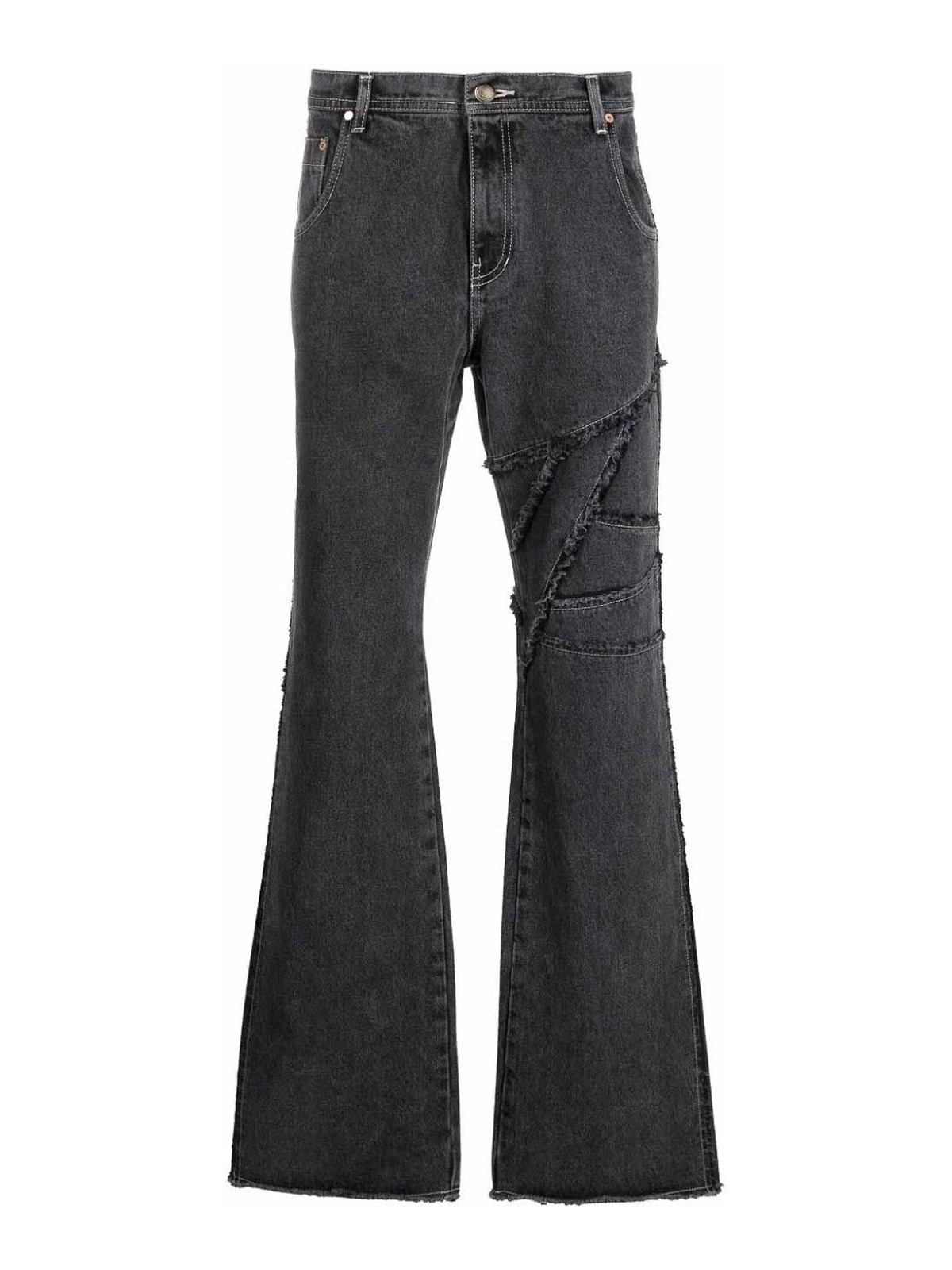 Andersson Bell Andersson bell destroyed boots cut wide jeans