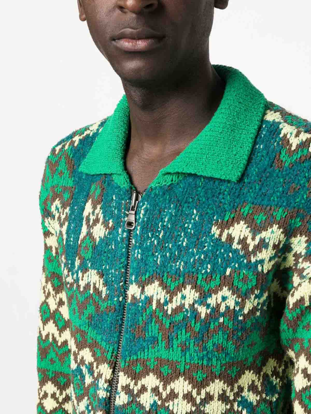 Andersson Bell カーディガン - 緑 - メンズ | ATB1008MGREEN 