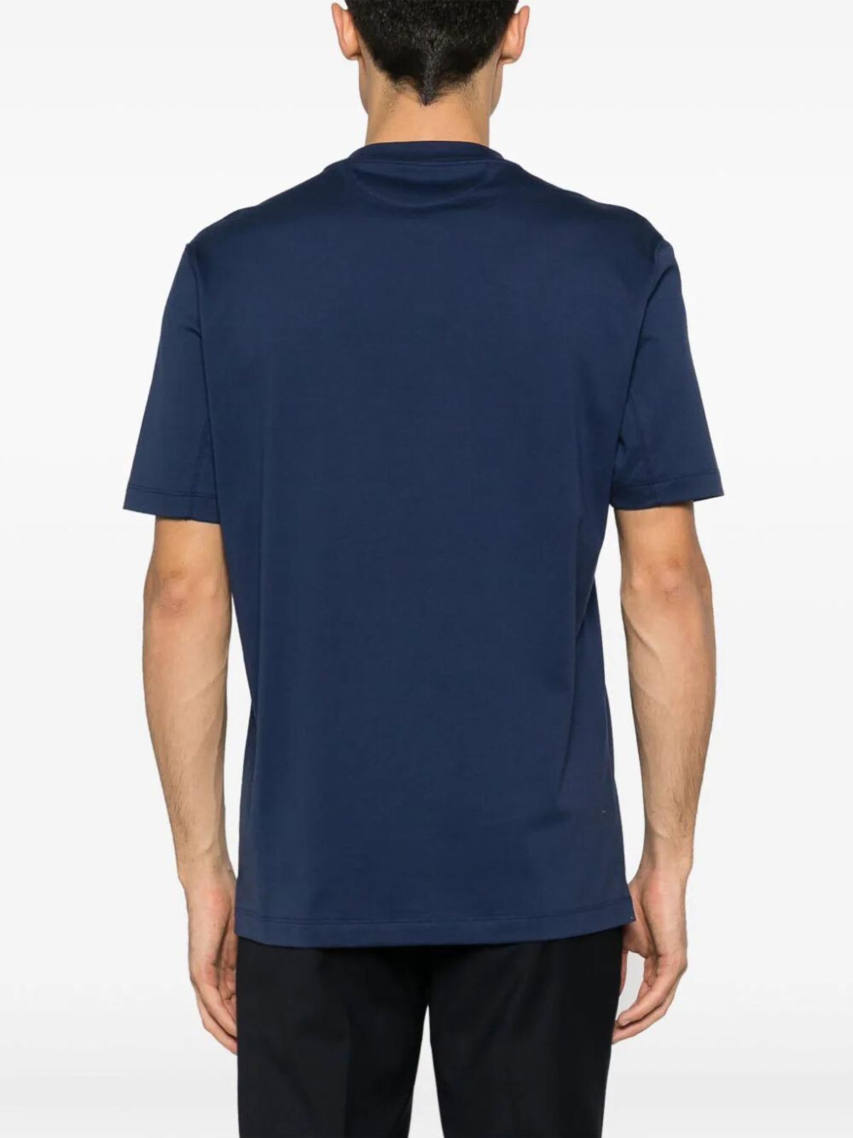 Brunello Cucinelli T-shirt - Blue - Men|M0T718462CEB42