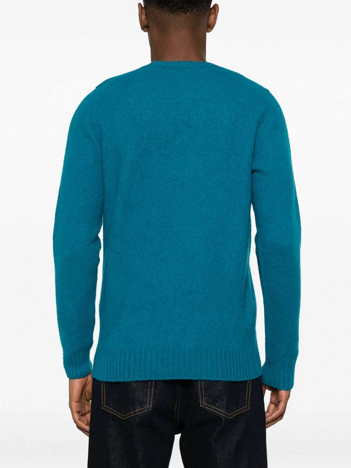 Shop Drumohr Crew-neck Sweater In Light Blue