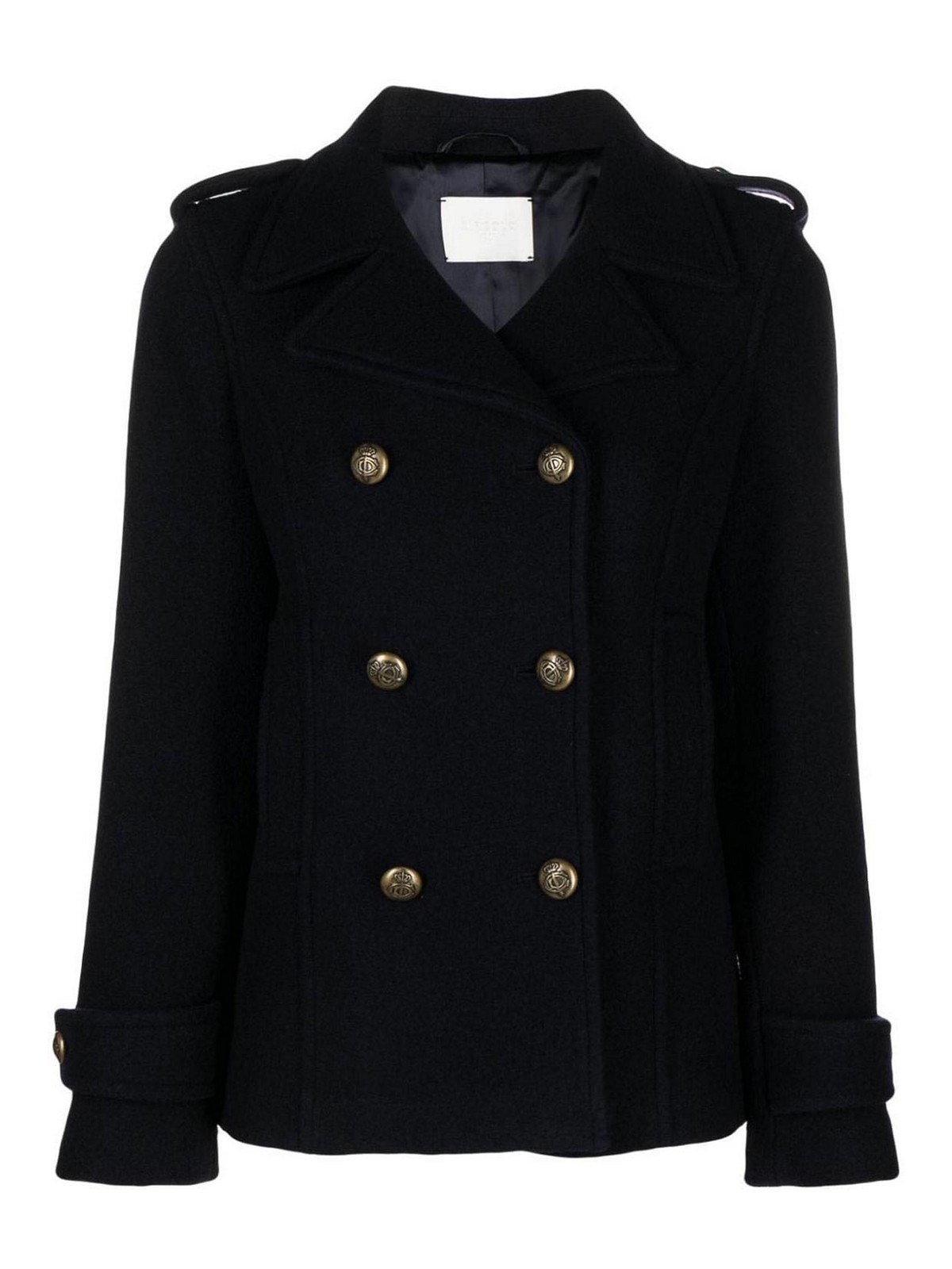 Short coats Circolo 1901 - Double-breasted wool coat - FD29576897