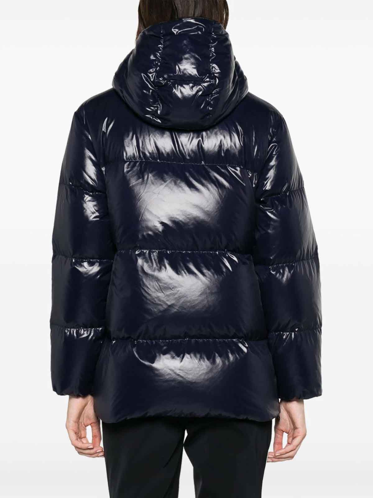 Duvetica Callia hooded down jacket - Blue Duvetica Callia hooded down jacket - Blue