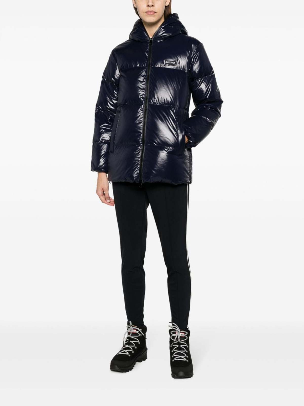 Duvetica Callia hooded down jacket - Blue Duvetica Callia hooded down jacket - Blue