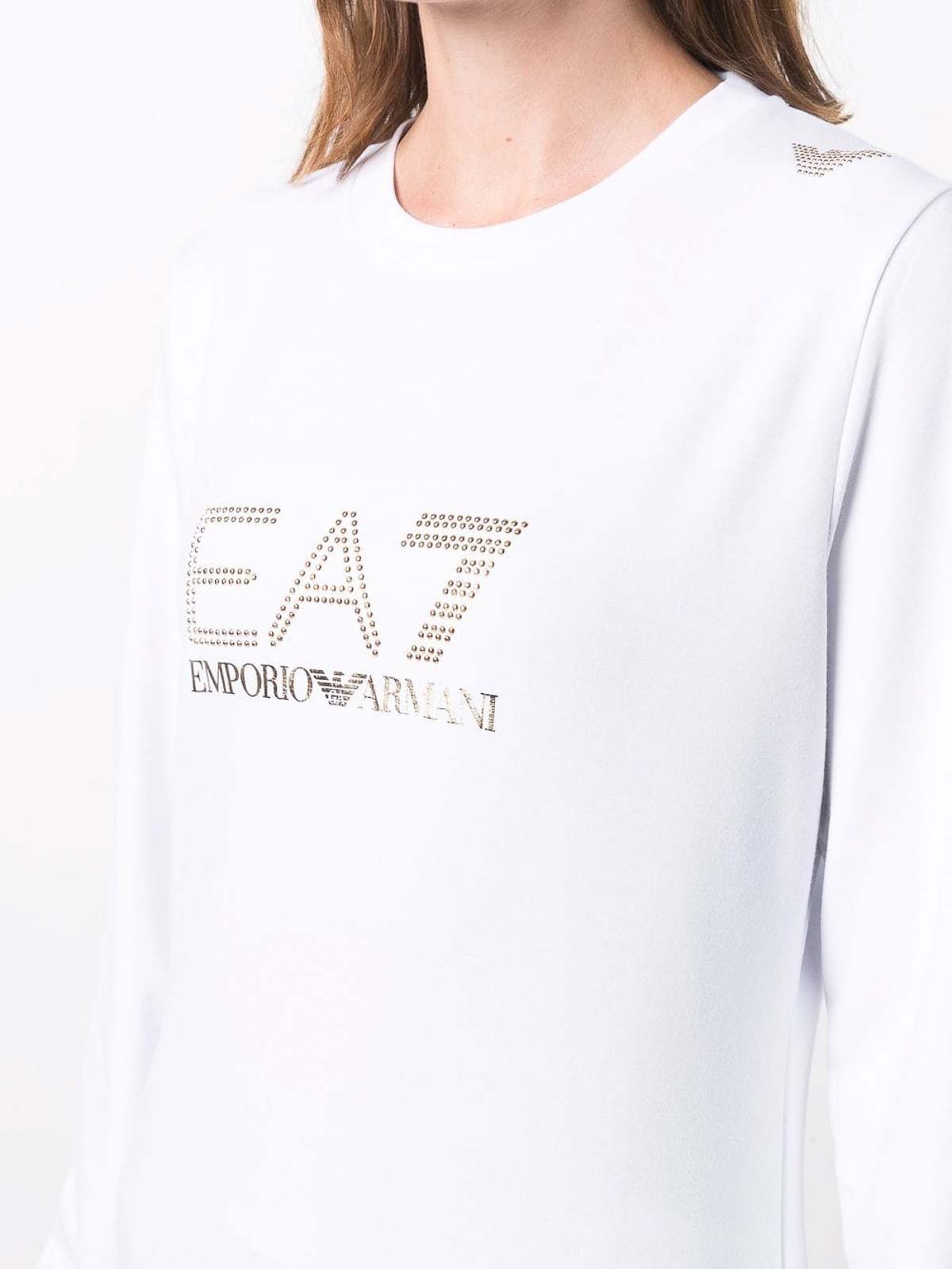 Ea7 crew neck discount sweatshirt