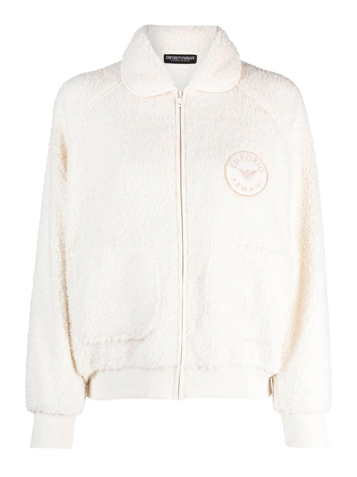 Casual jackets Emporio Armani - Logo zipped track jacket  