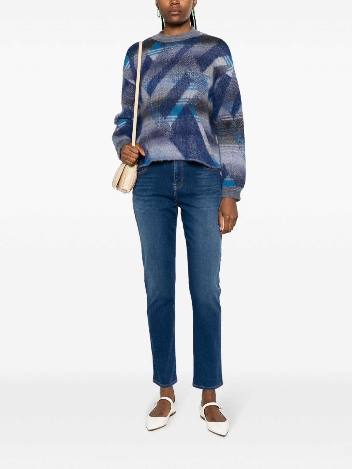Emporio Armani Dnim cotton jeans - Blue - Women|6R2J362DAXZ0942
