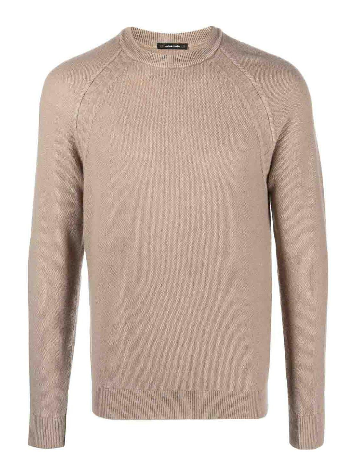 Shop Jacob Cohen Cashmere Sweater In Beige