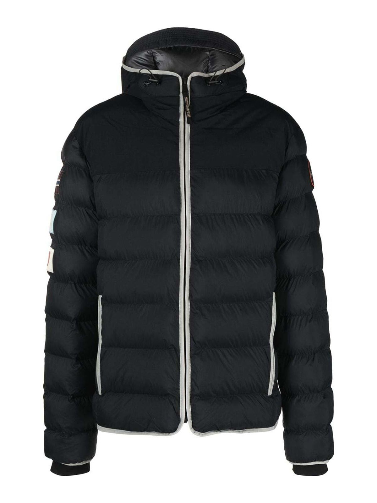 NAPAPIJRI ブラックー ジャケット Napapijri A Suomi H 1 Jacket Black Down & Puffer Jackets