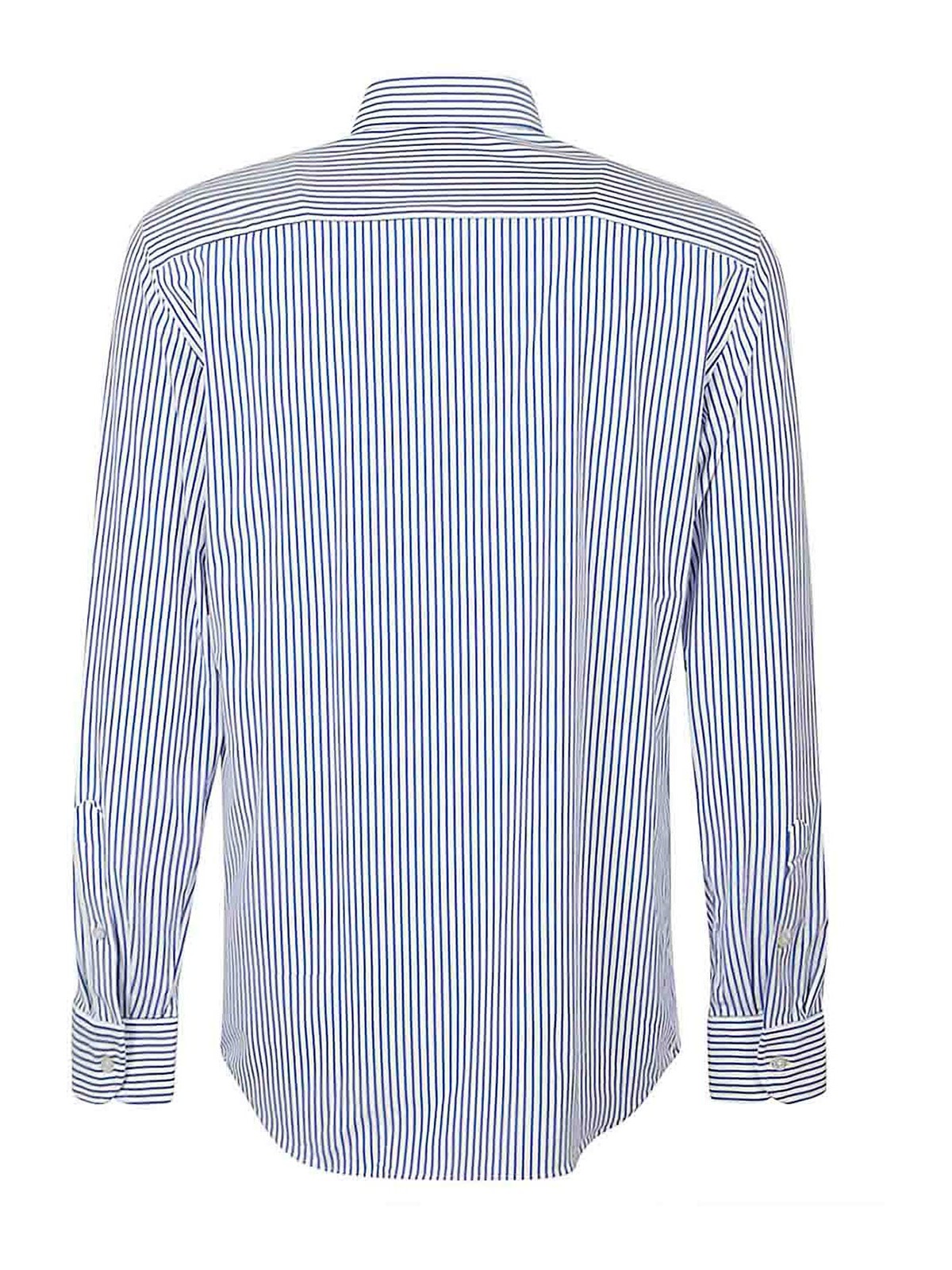 Shop Sonrisa Striped Shirt In Blue