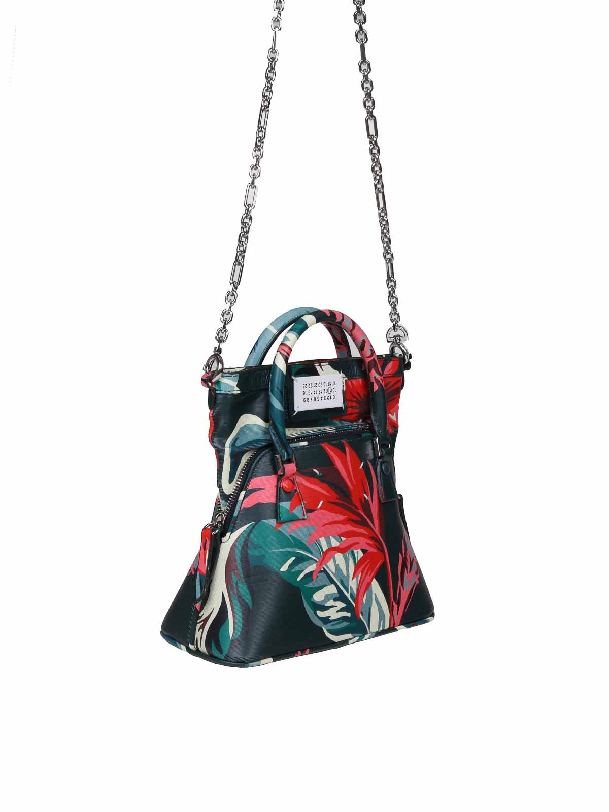 Maison Margiela mini 5ac tapestry leather handbag|S35WG0227P5481H9587
