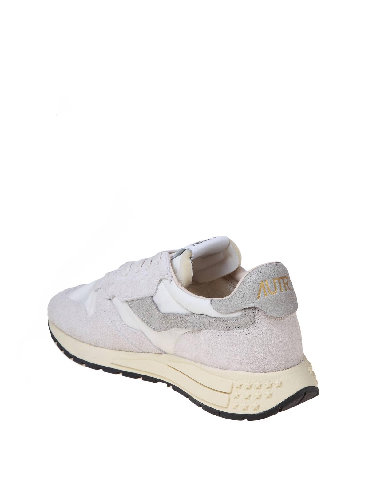 Shop Autry Reelwind Seakers In Suede And Nylon In White