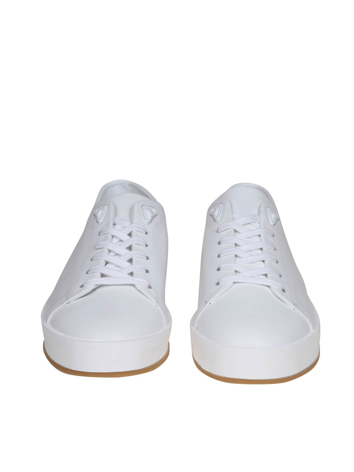 Shop Marco Castelli Axel Sneakers In White Leather In Blanco