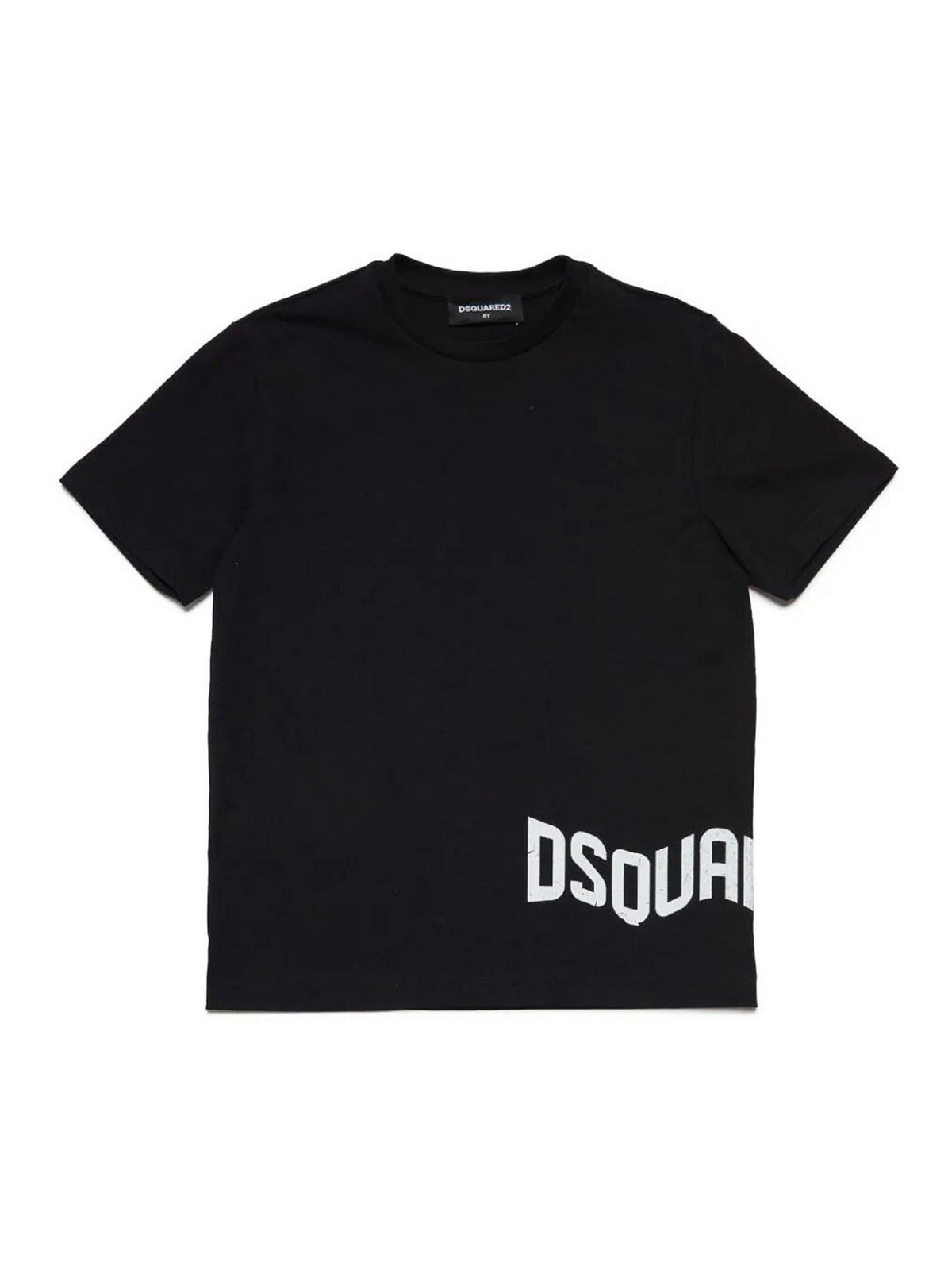 Dsquared2 Kids' D2t1018u Relax T-shirt In Black