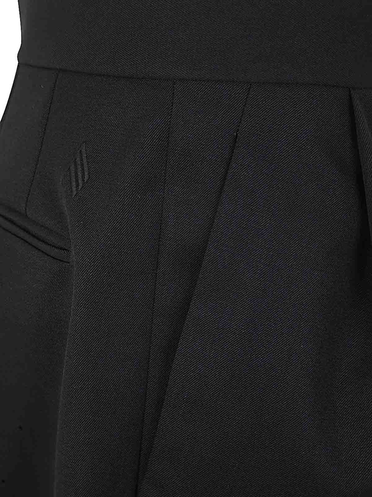 Shop Attico Shorts - Gary In Black