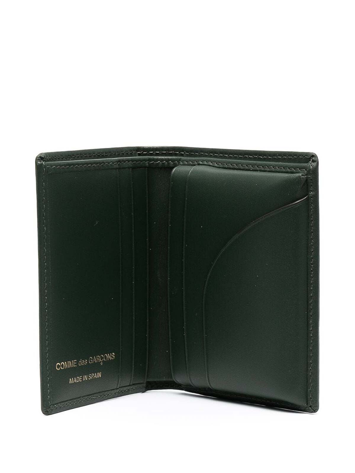 Shop Comme Des Garçons Classic Group Wallet In Green
