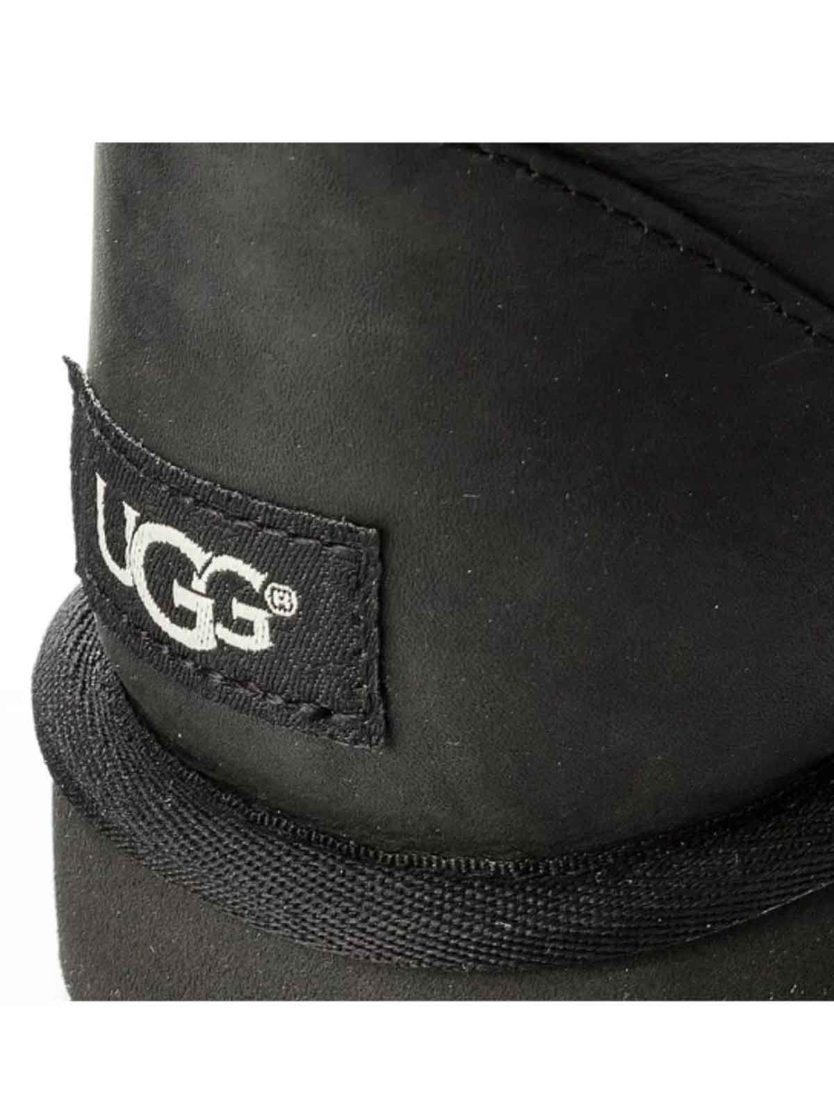 Shop Ugg Calfskin Sneakers In Black