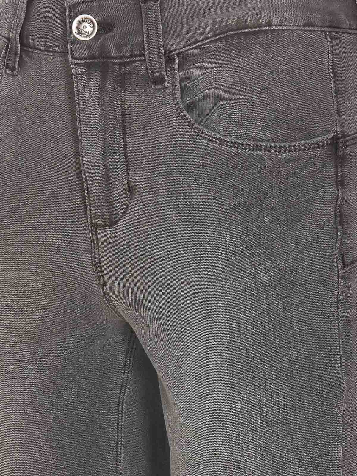 Shop Liu •jo Jeans Boot-cut - Gris In Grey