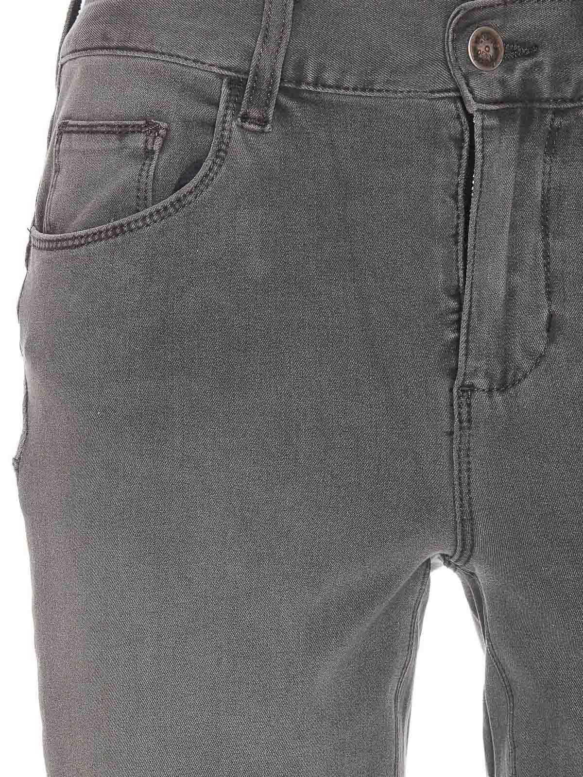 Shop Liu •jo Jeans Boot-cut - Gris In Grey