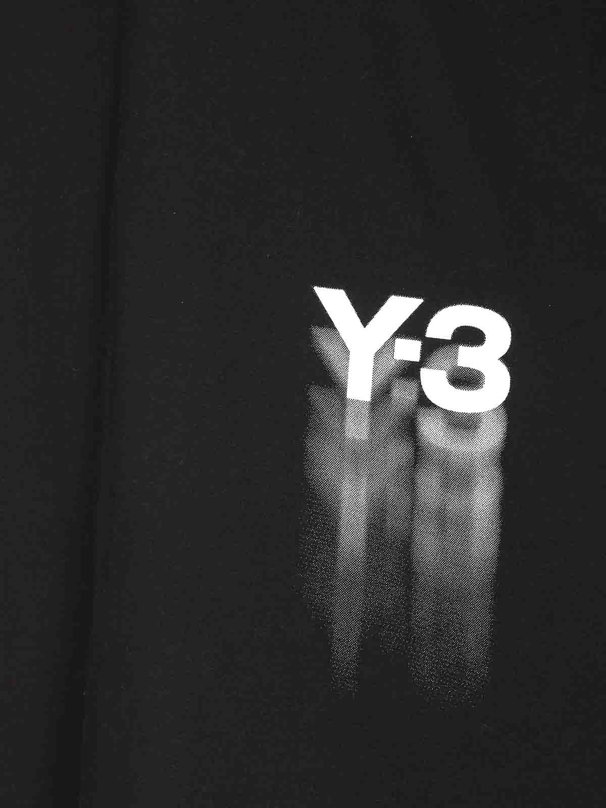Shop Y-3 Gfx Logo T-shirt In Black