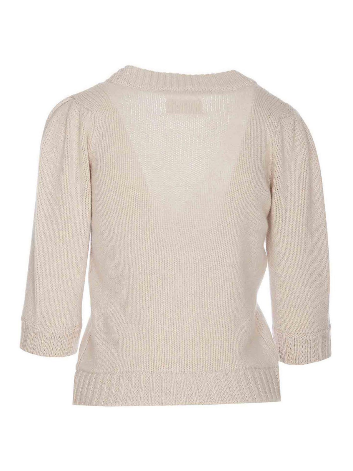 Shop Zadig & Voltaire Betsy Cashmere Cardigan In Beige