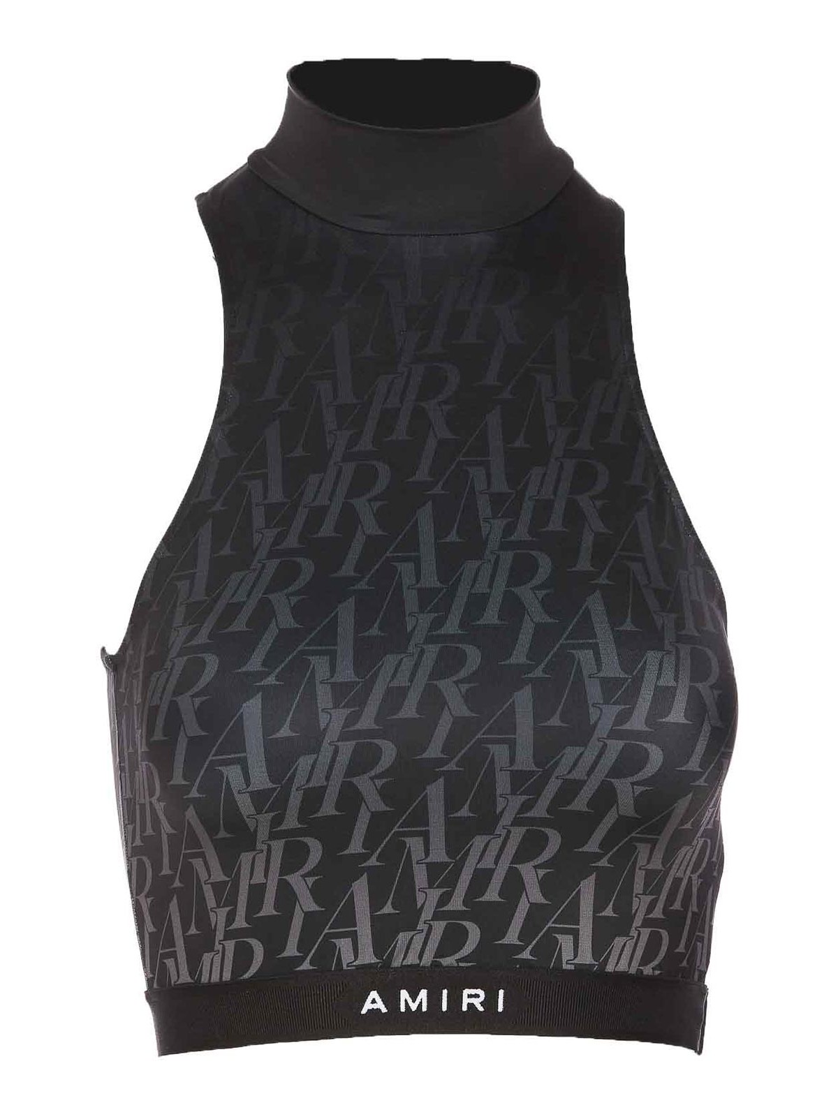 Amiri Amiri burnout mock top - Black - Women|WAT003BLACK