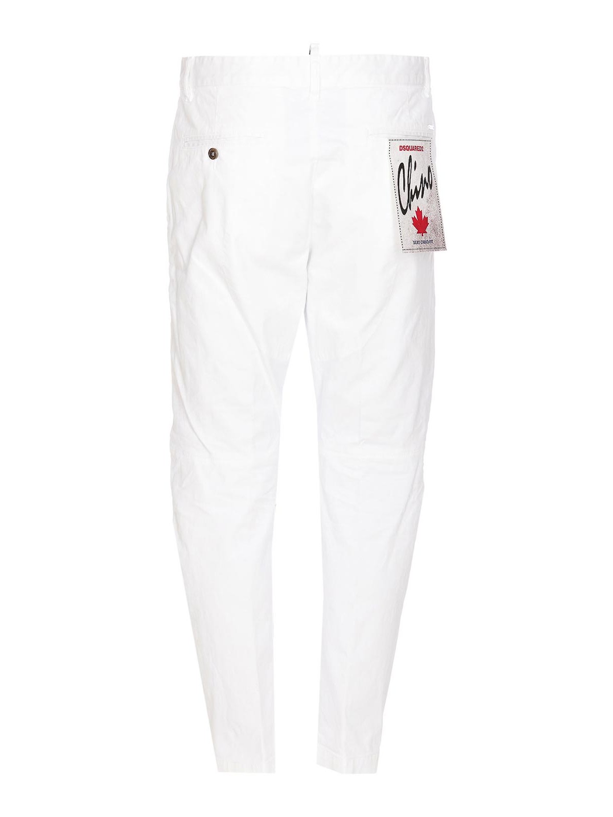 Shop Dsquared2 Sexy Chino Pants In White