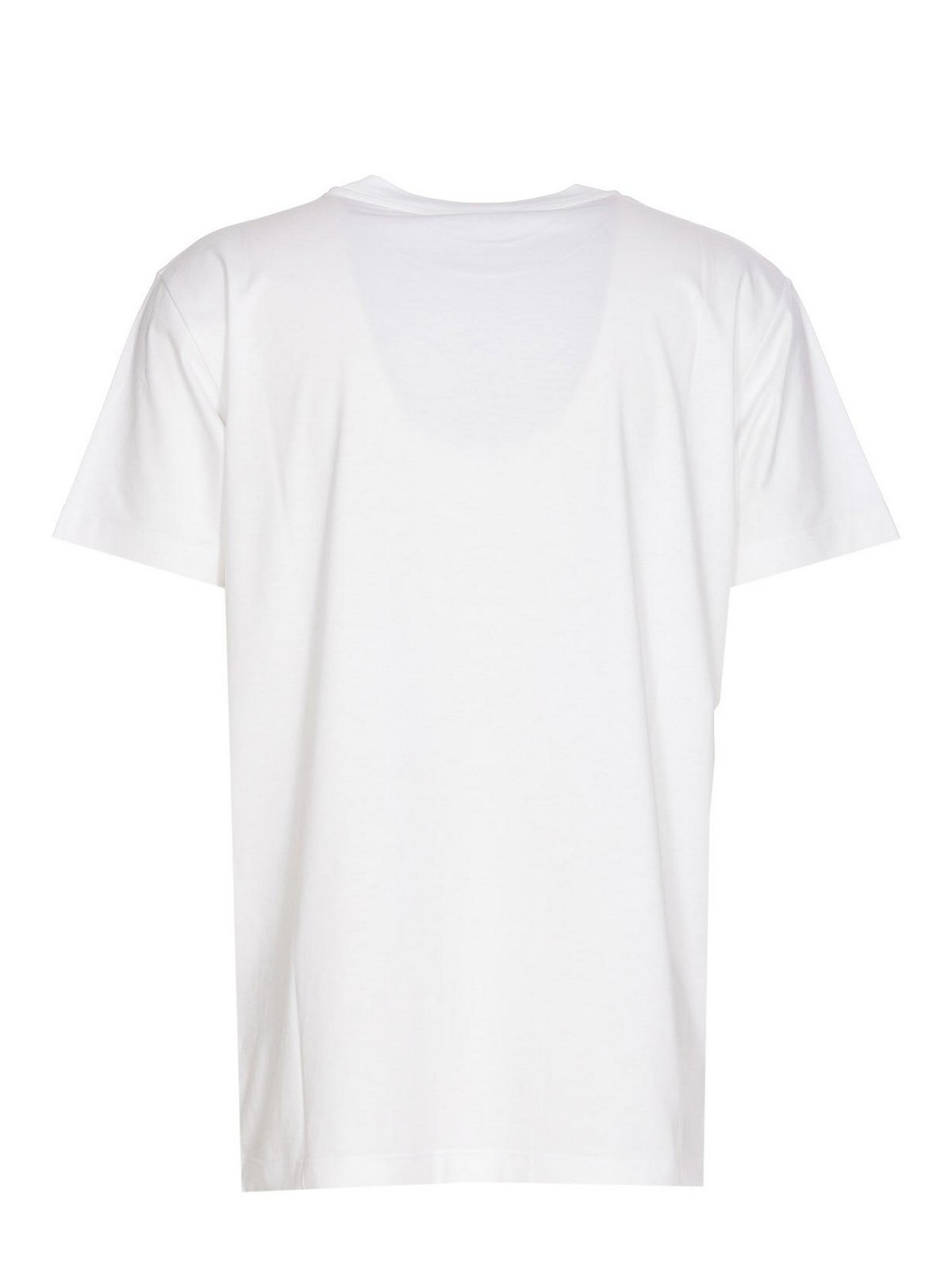 国内発送★GIUSEPPE ZANOTTI★ロゴプリントコットンTシャツ Men's luxury T-shirt - White cotton T-shirt Giuseppe Zanotti