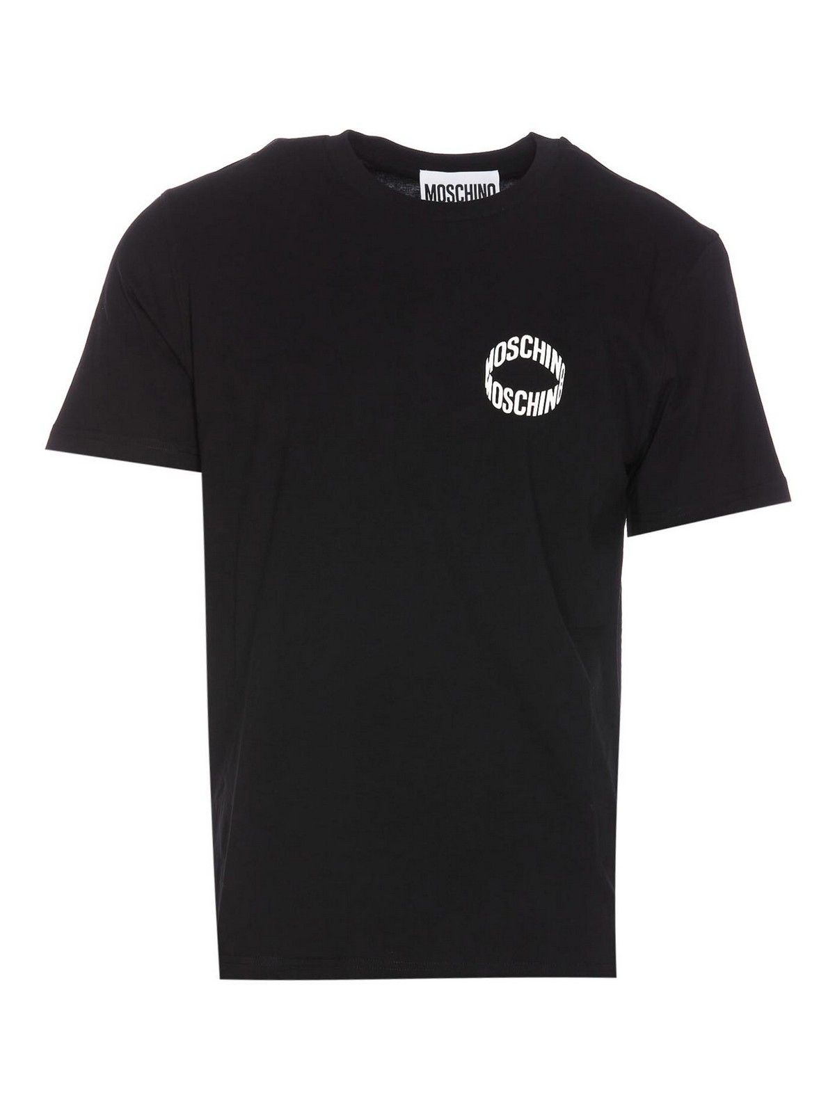 Moschino Loop T-shirt In Black