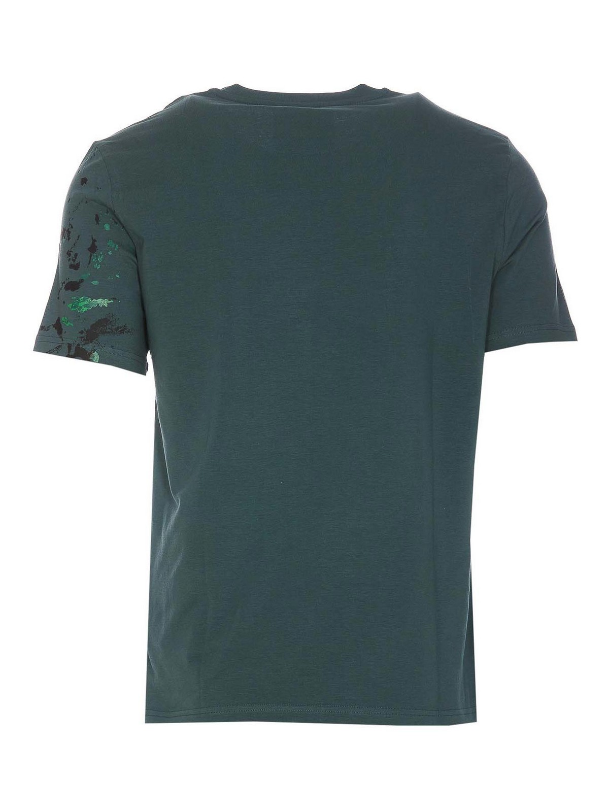 Shop Moschino Camiseta - Verde In Green