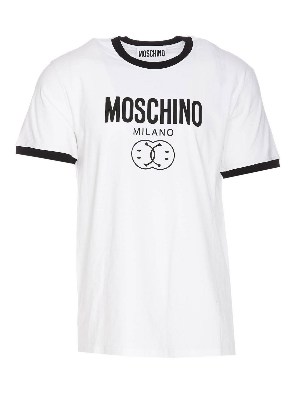 Moschino Double Smile T-shirt In White