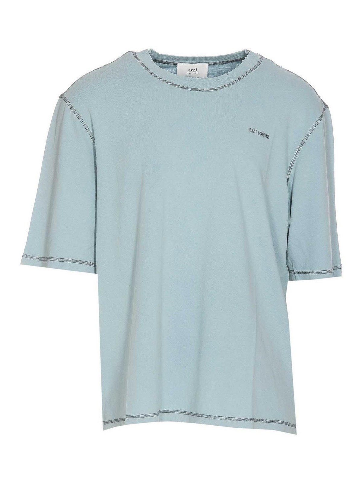 Ami Paris Tシャツ - ブルー - ブルー | UTS016JE0051468