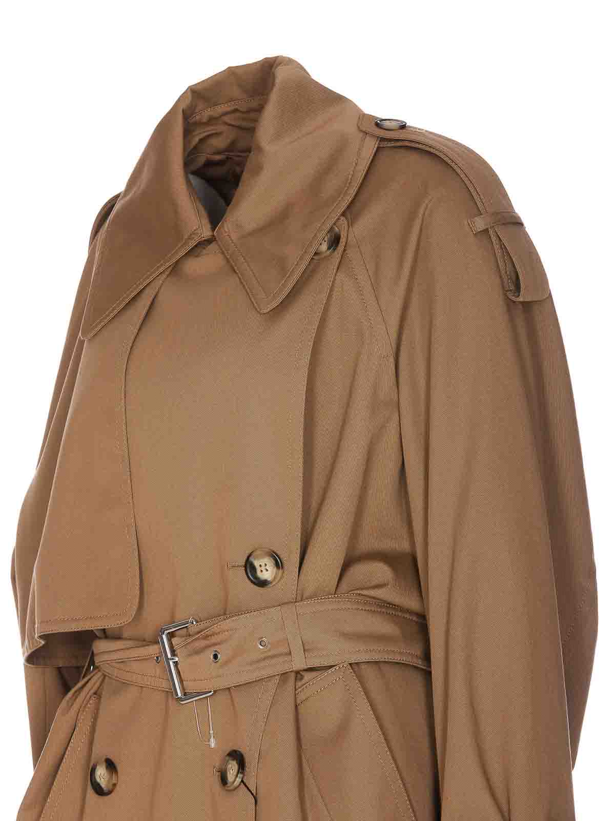 SPORTMAX ベージュ ダブルブレストコート SPORTMAX ベージュ ダブルブレストコート